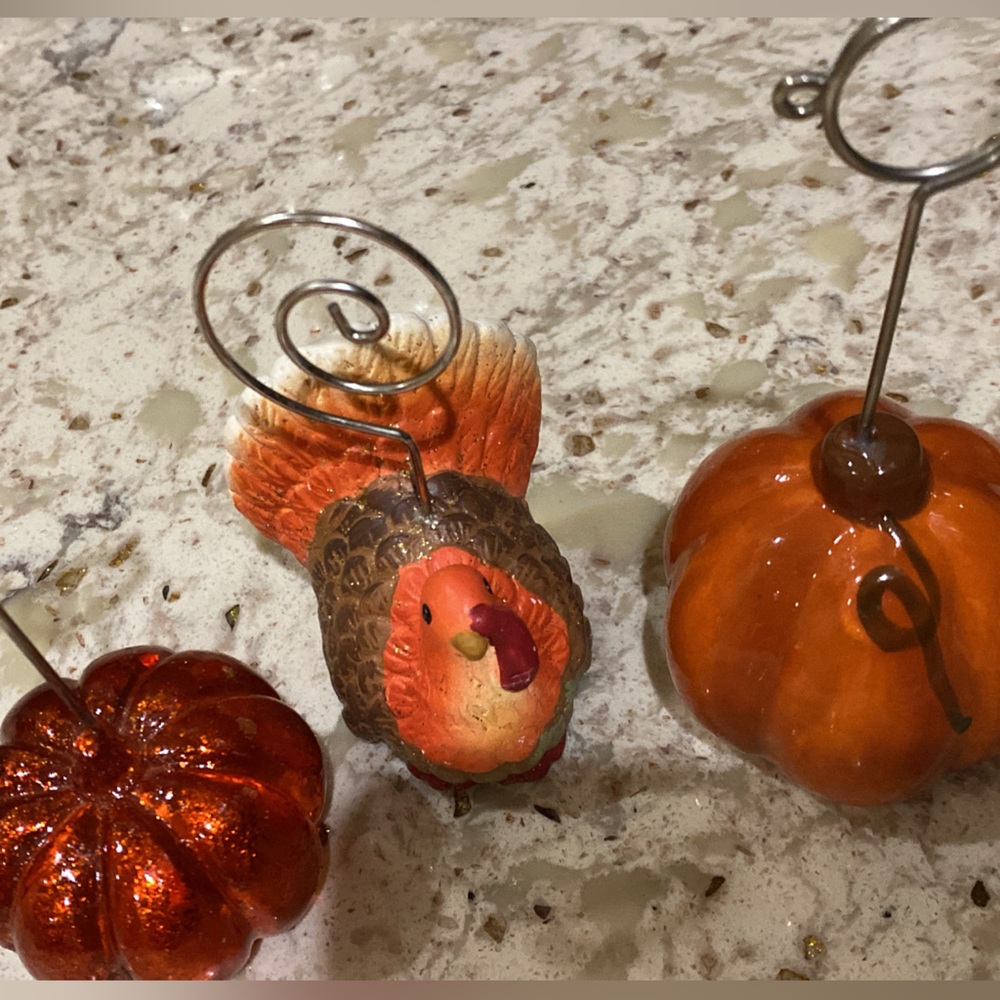 Thanksgiving Turkey place card holders